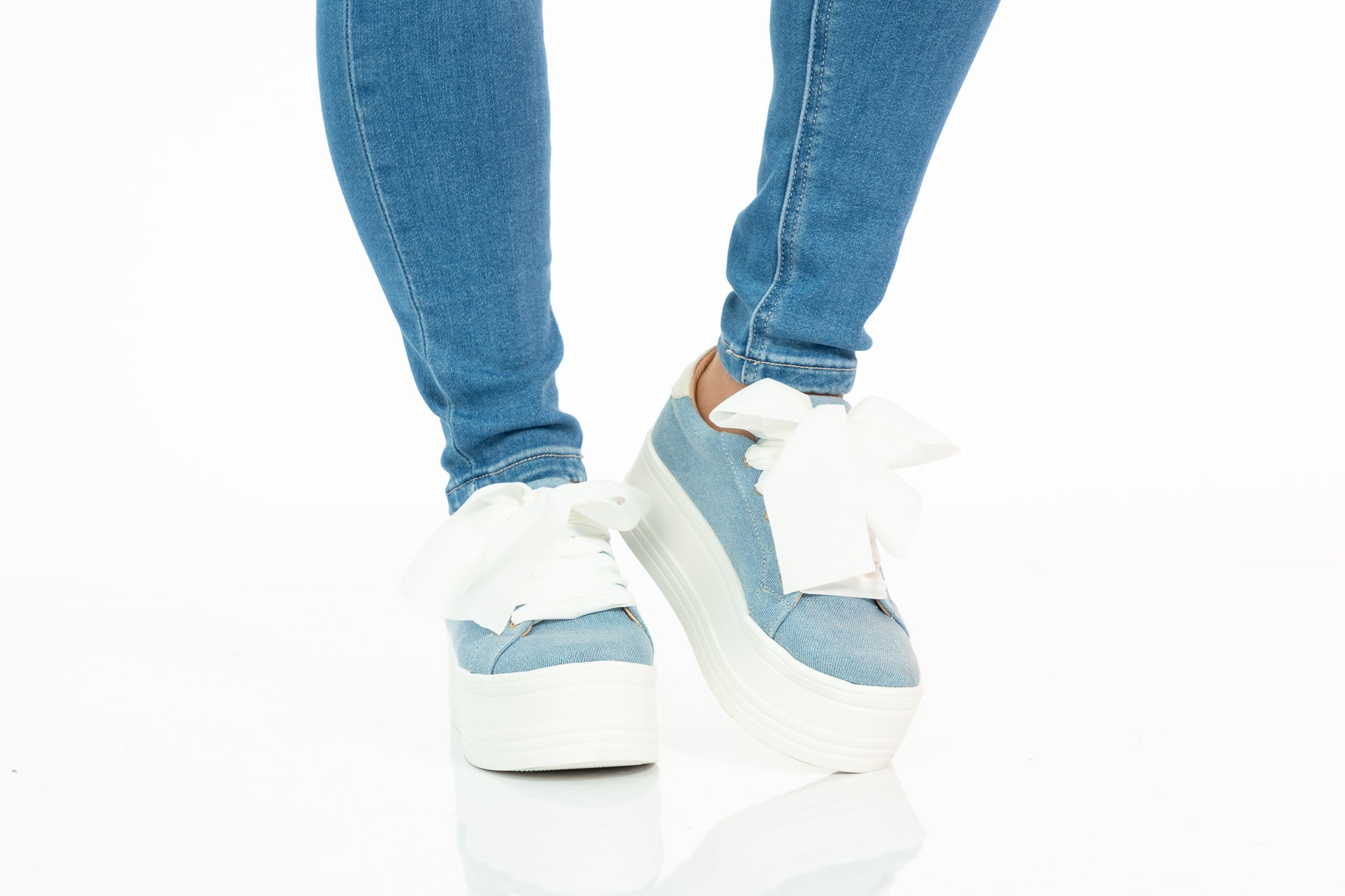 Oliva Plataforma Textil Jeans Claro