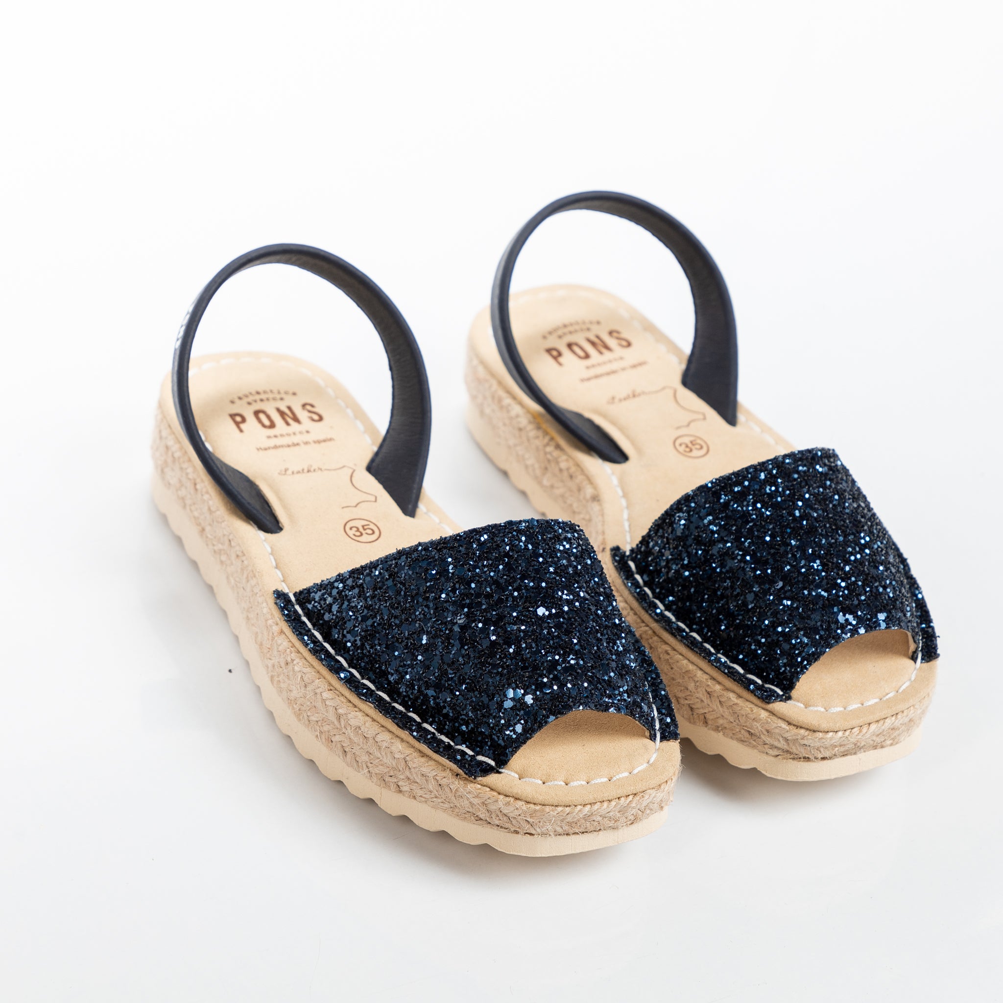 Plataforma Glitter Marino