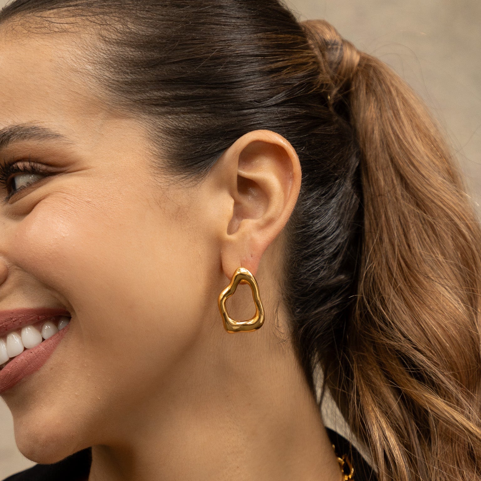 Aretes Silueta Amorfa