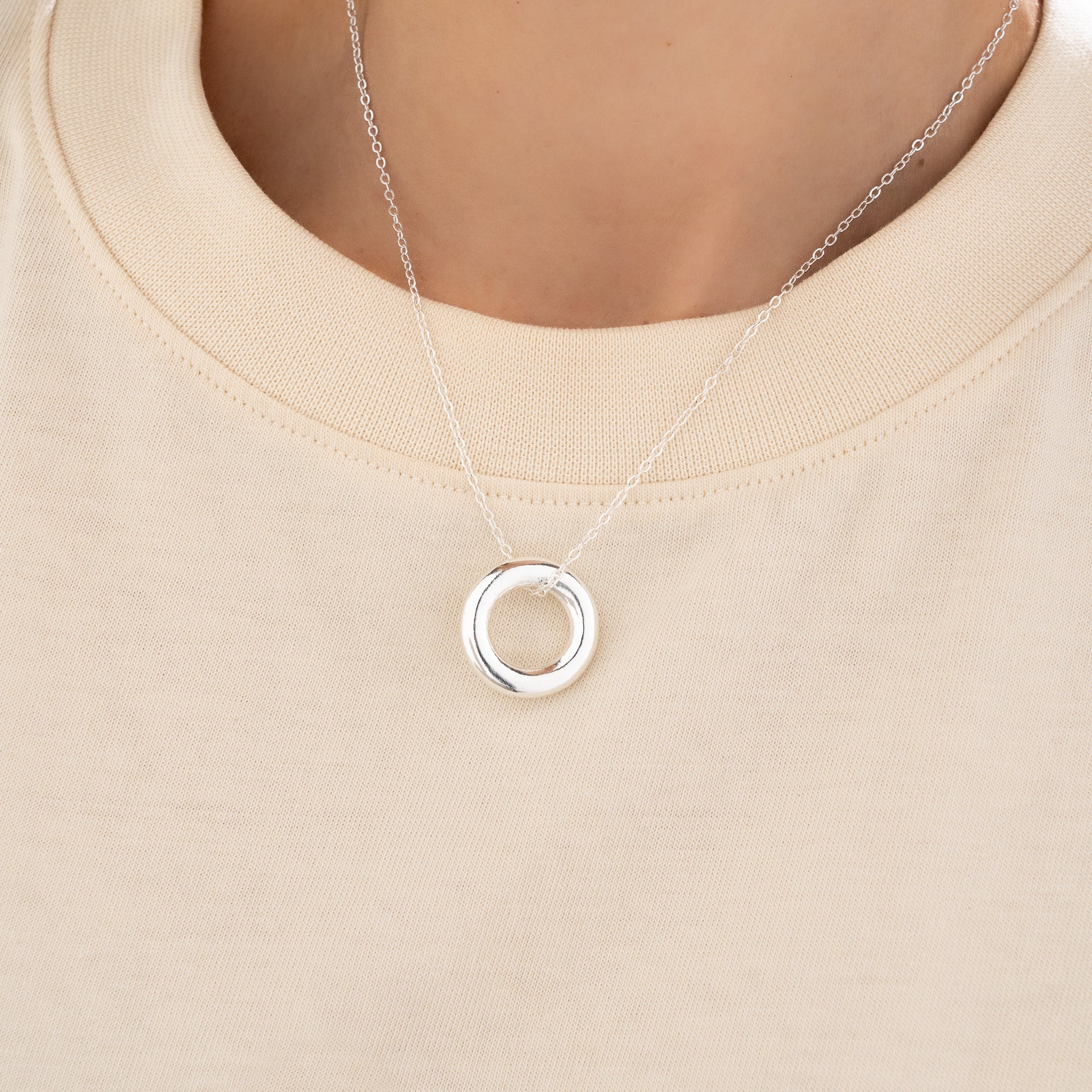 Set Collar + Aretes Circulos