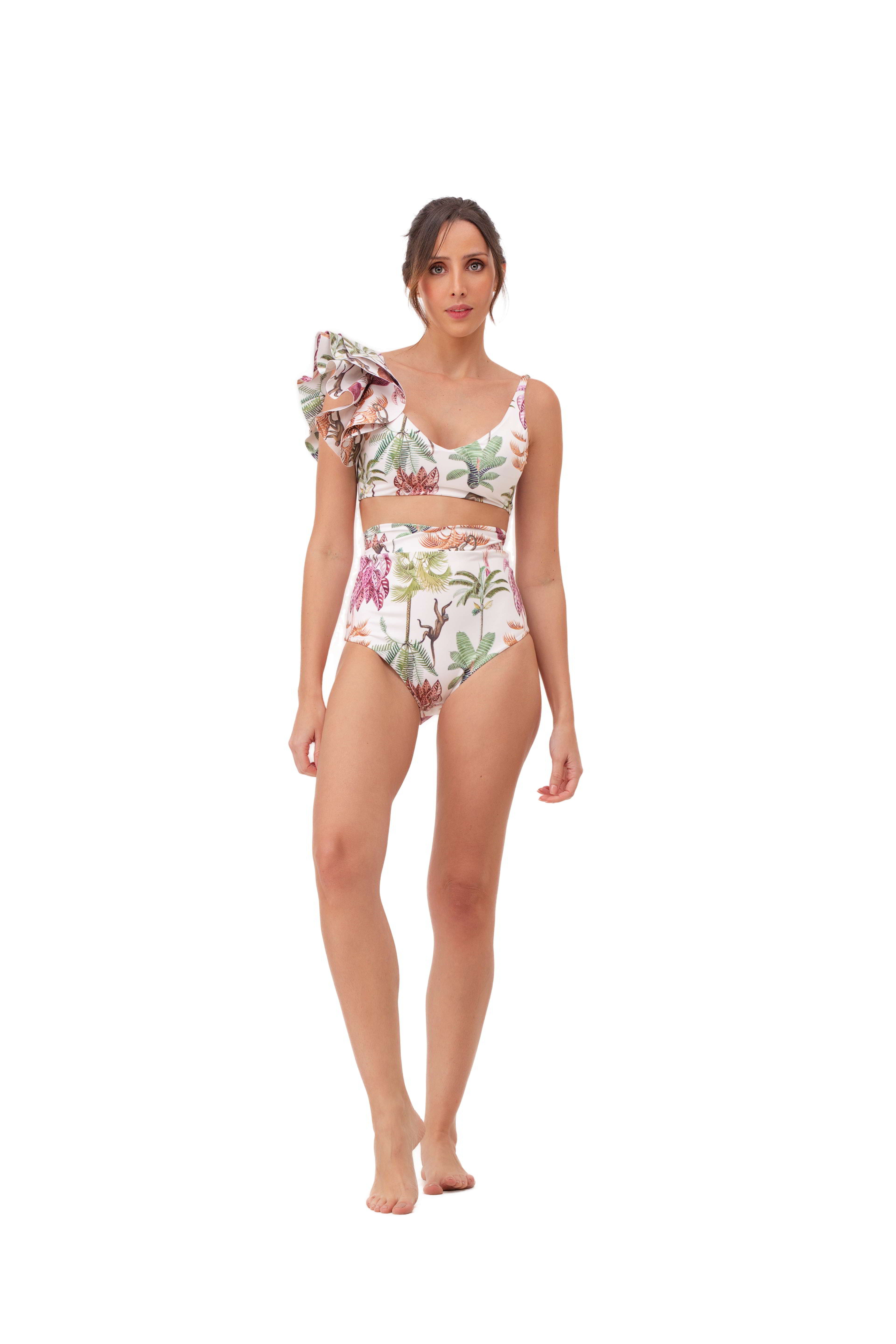 Top Lia Print Tropical