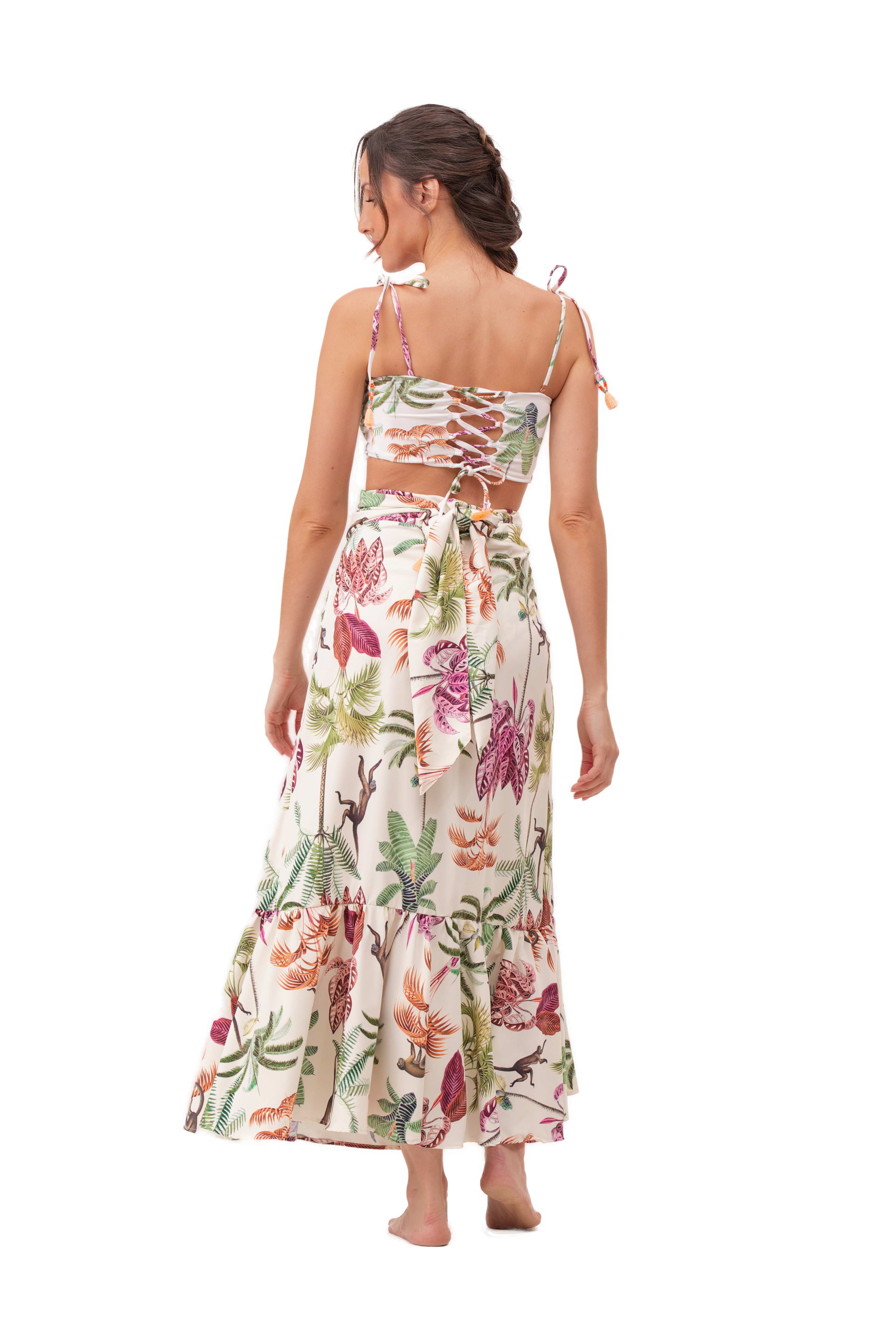 Falda Priscilla Print Tropical