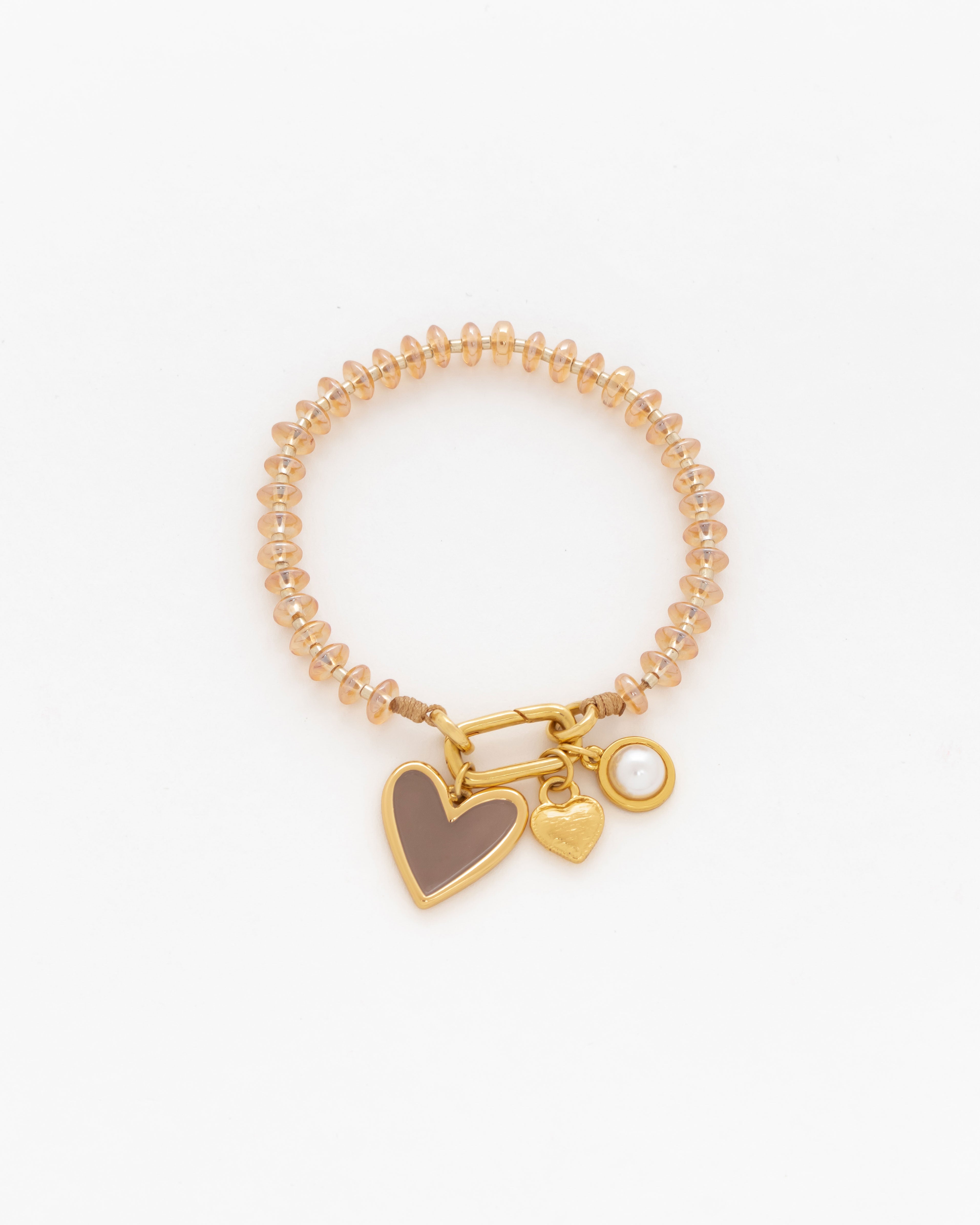 Pulsera Broche Charms + Aretes