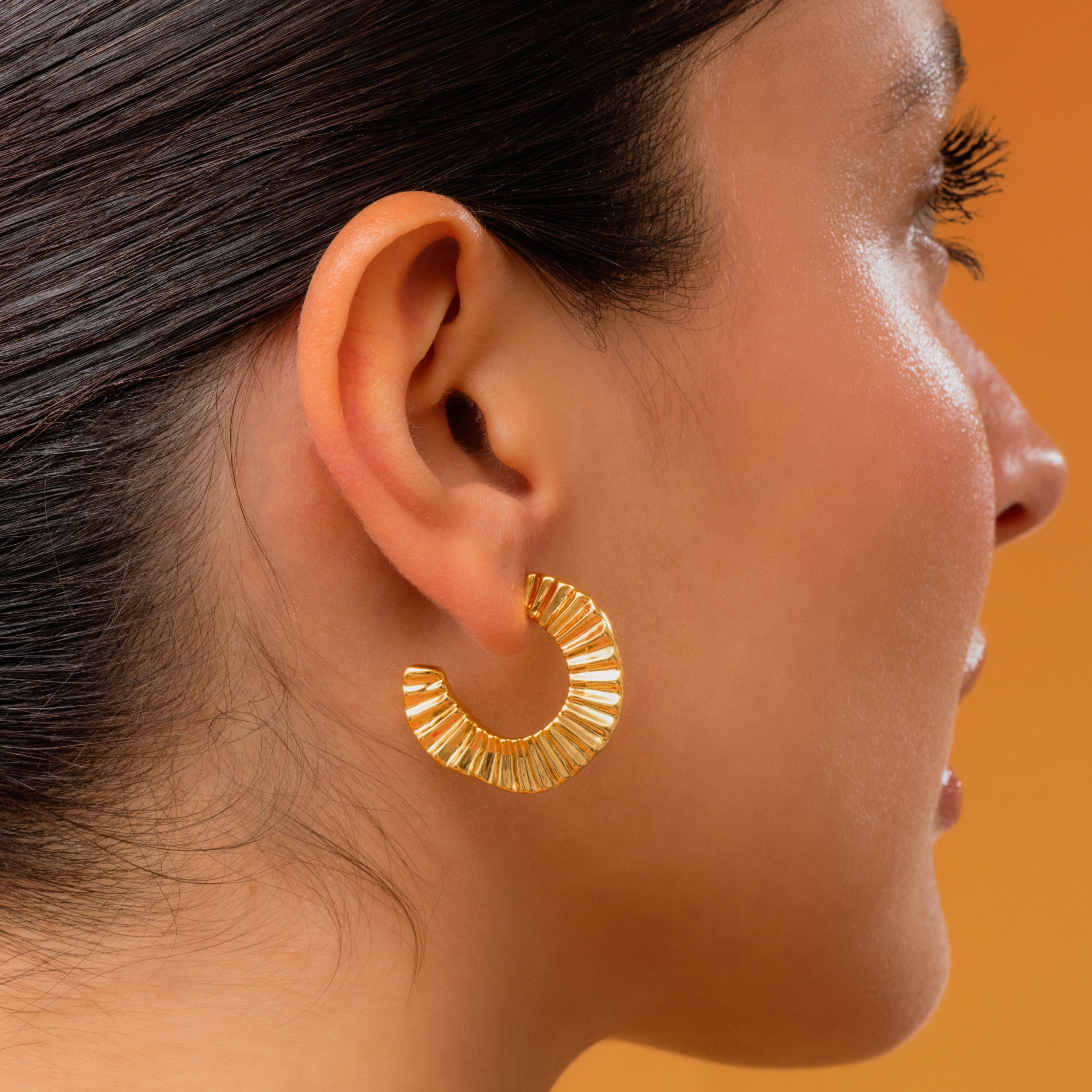 Argollas Irregular Textura