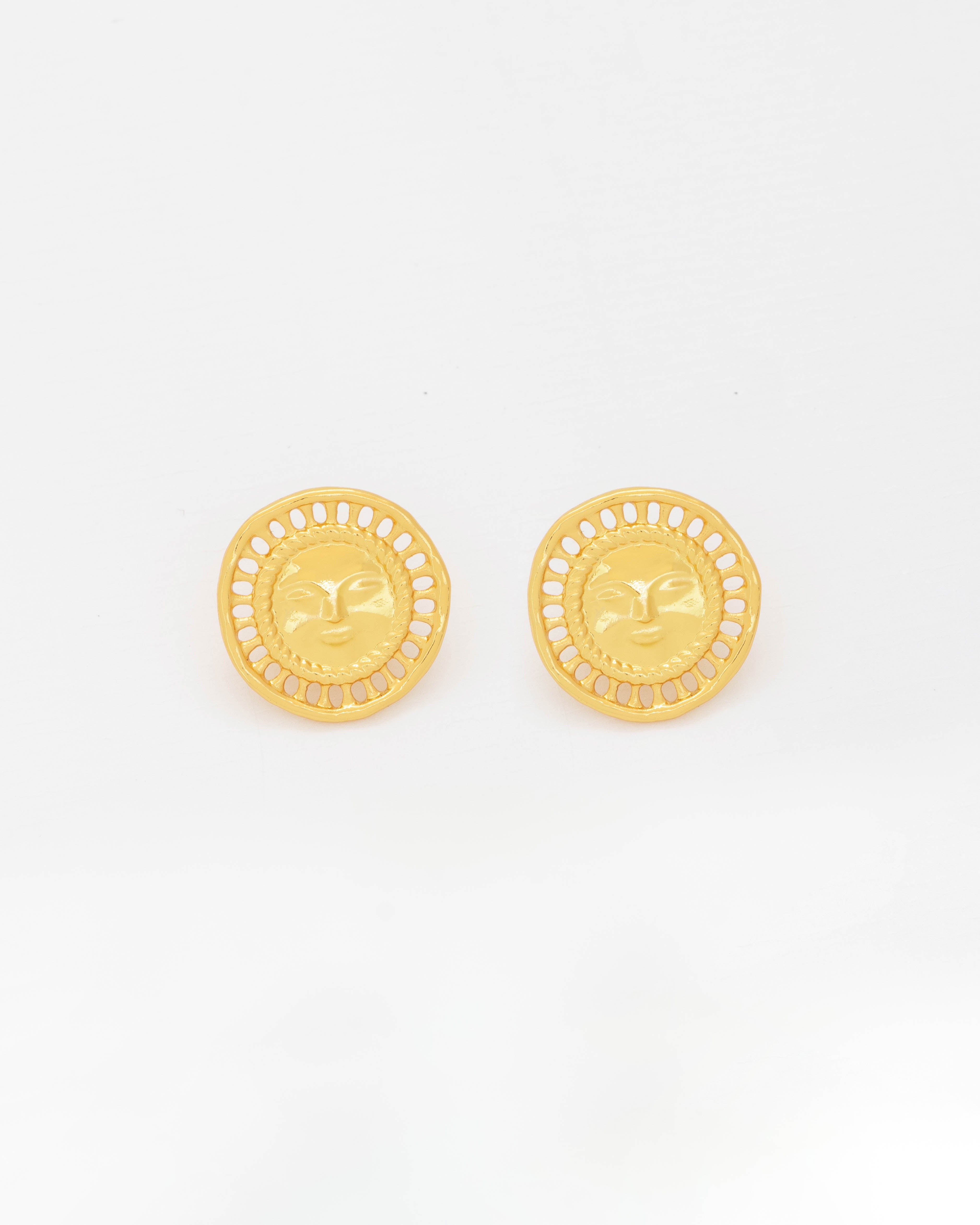 Aretes Maxi Cara Gold