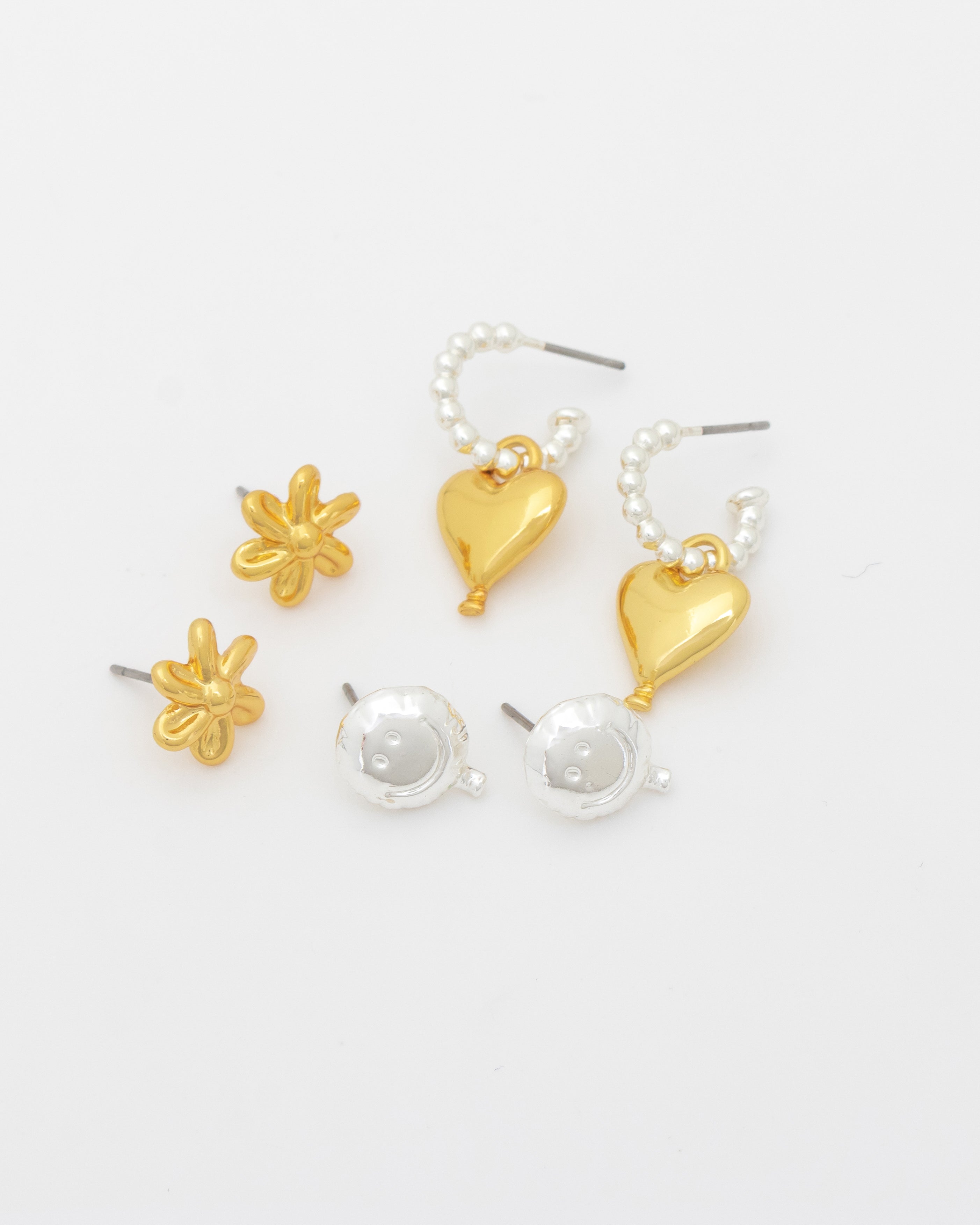 Set X3 Aretes Mini Globo