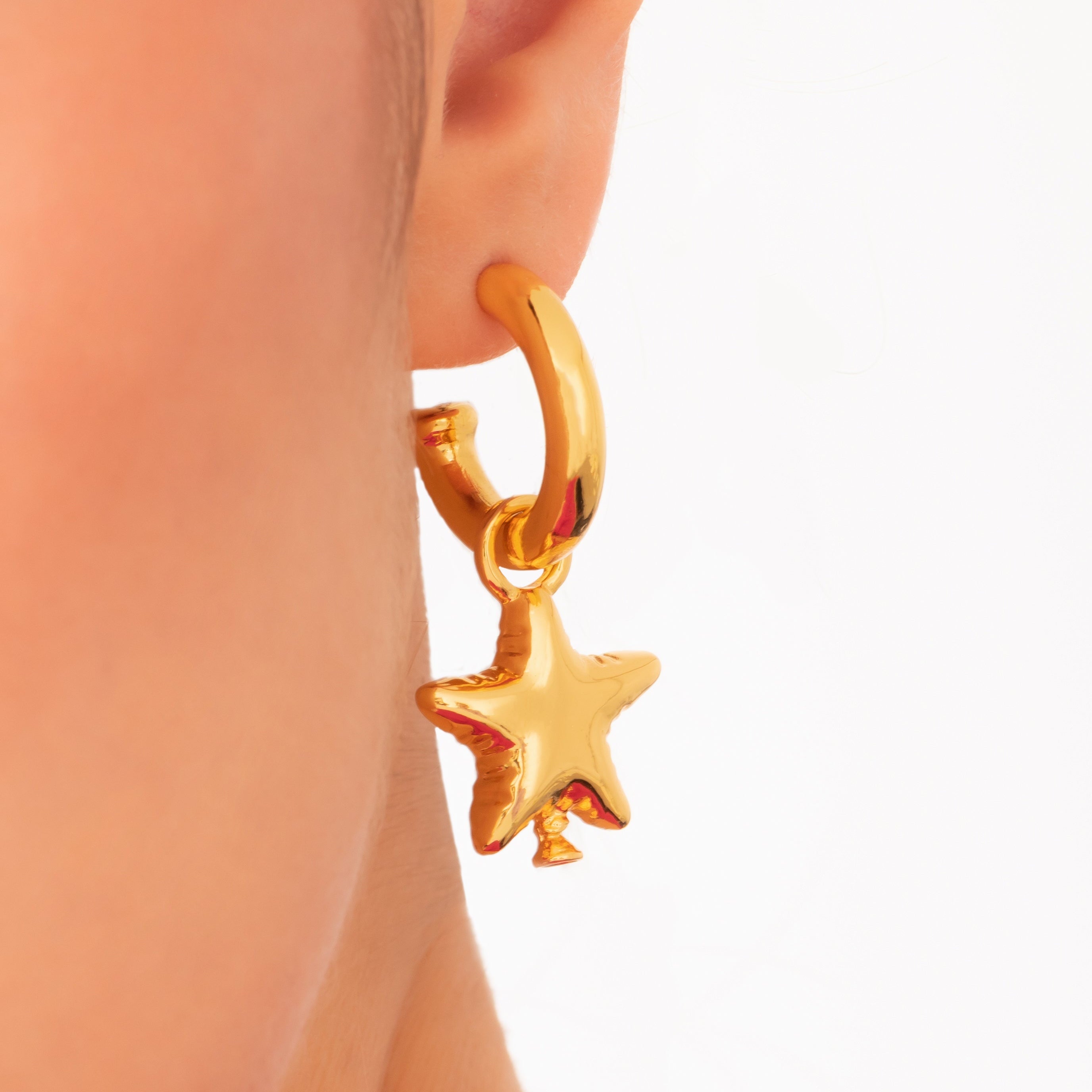 Dijes MAXI para Argollas  estrella