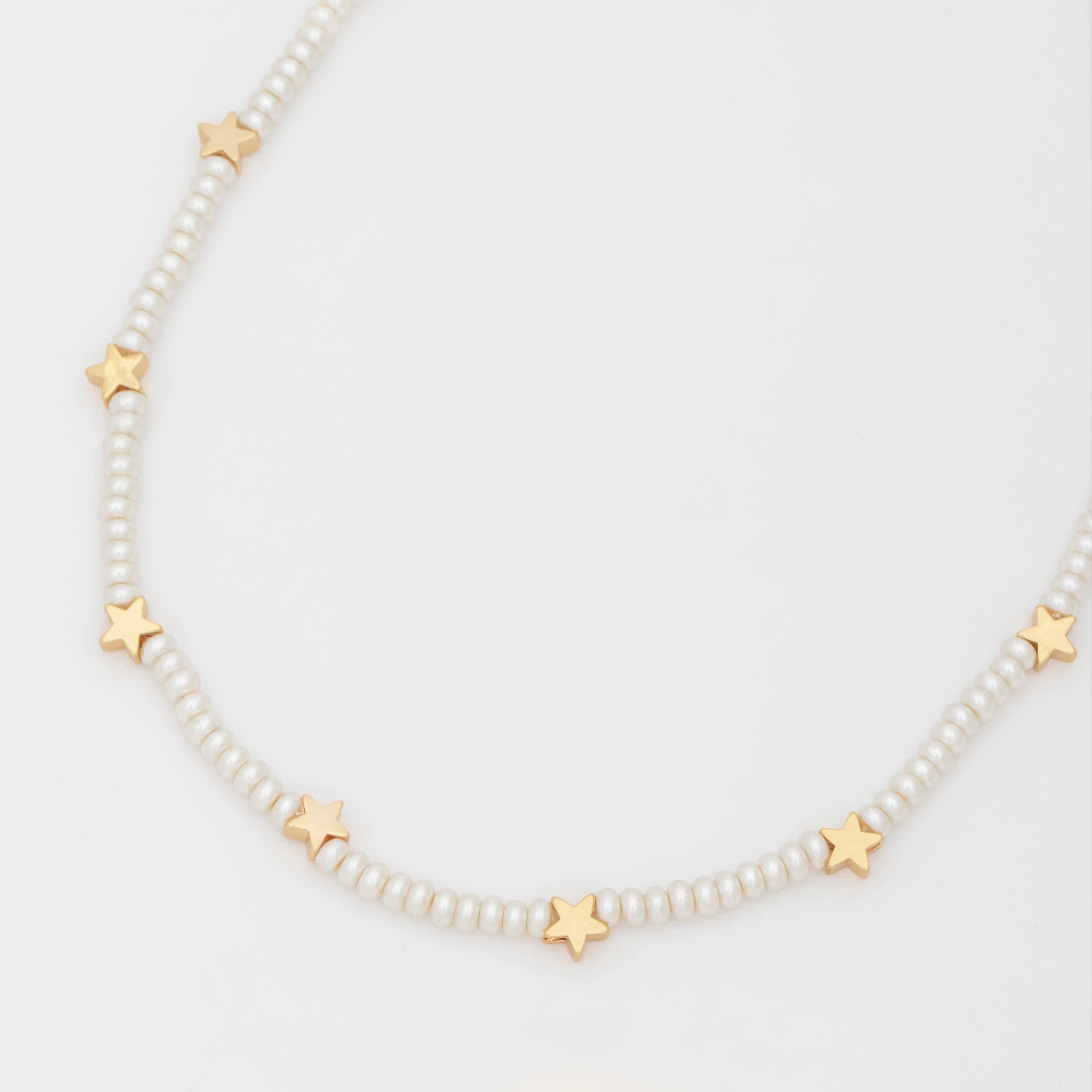 Choker Perla Estrella + Aretes