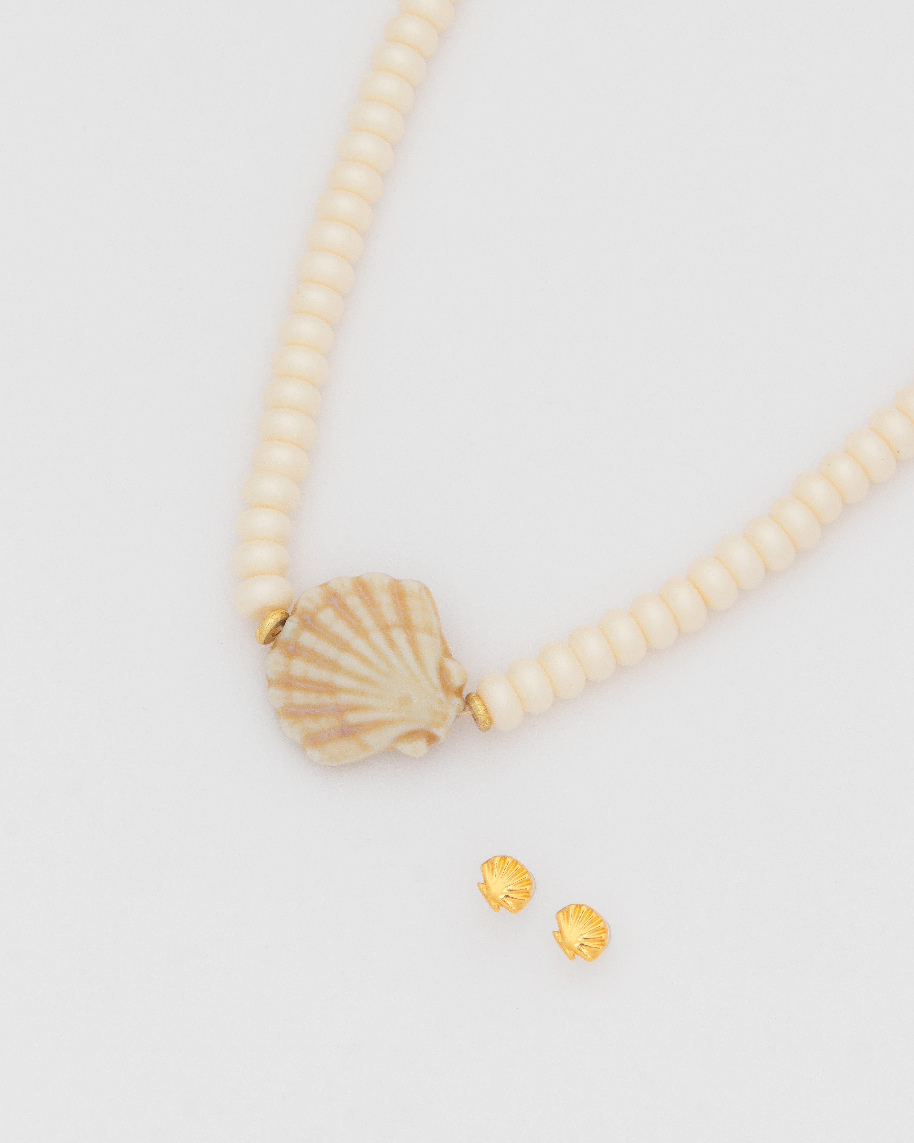 Collar Concha + Aretes