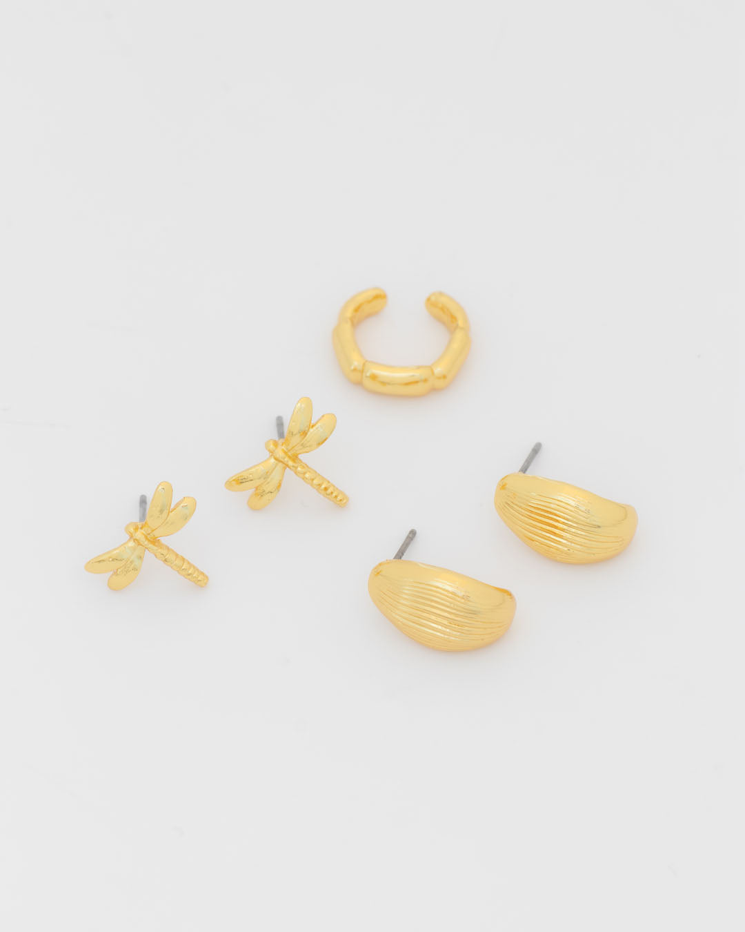 Set x 3 Libelula y hoja