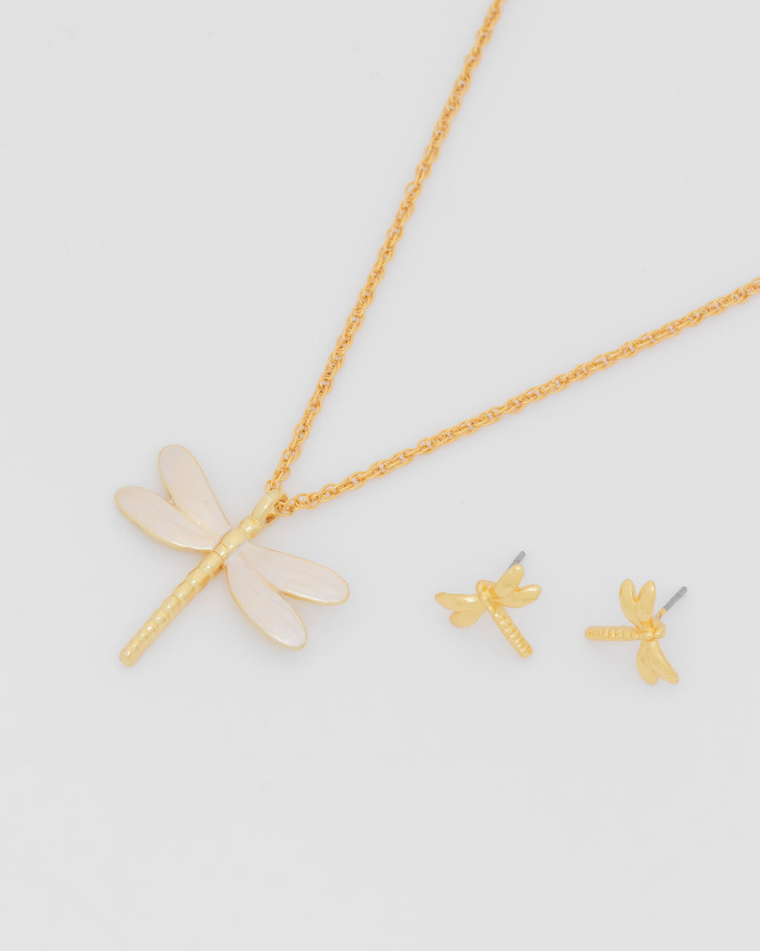 Set Collar + Aretes Libelula