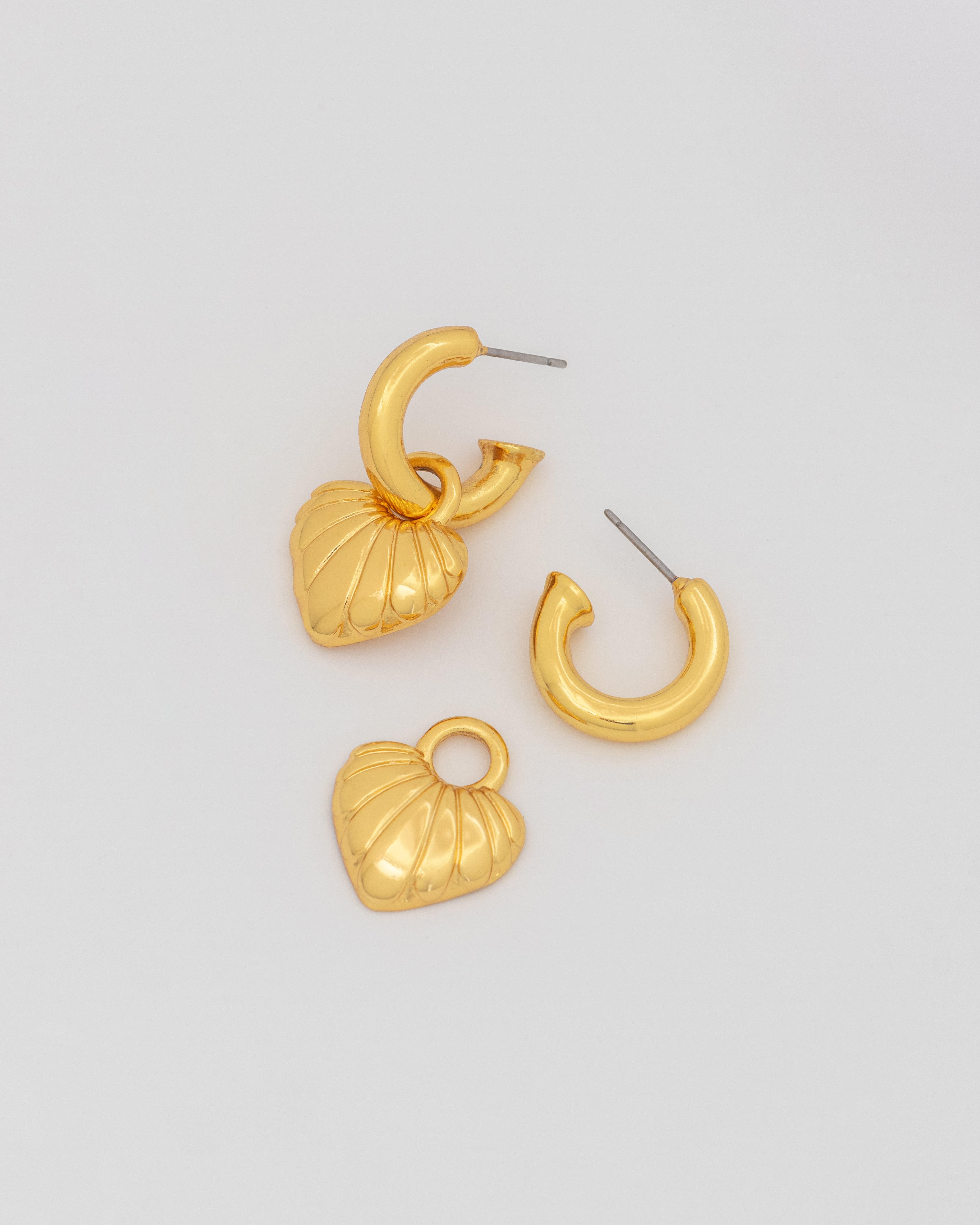 Argollas 2 en 1 Corazón