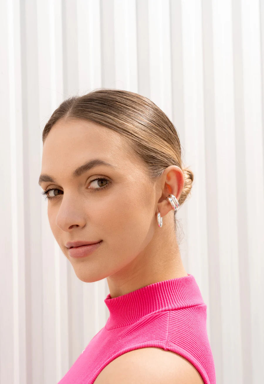 Set Aretes x3 Basic Silver