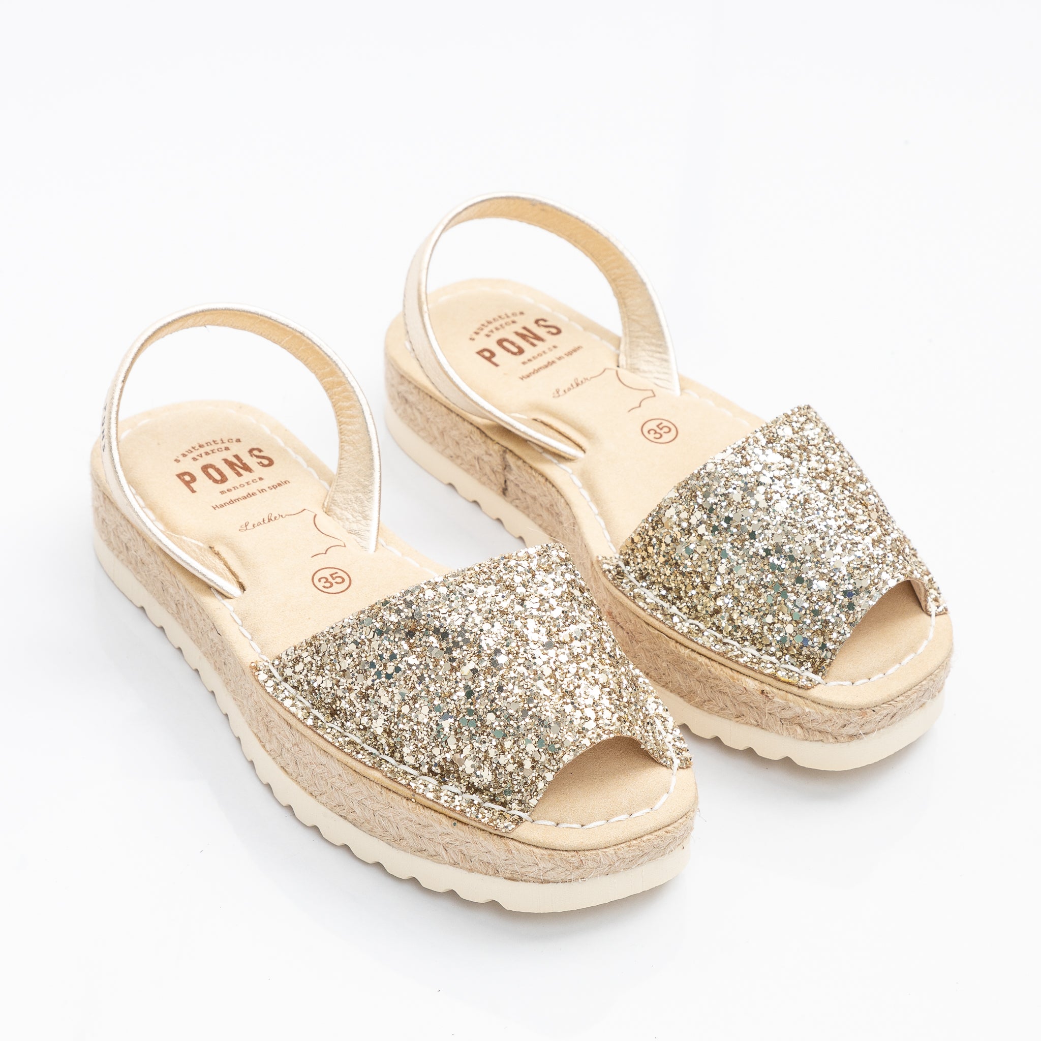 Plataforma Glitter Champagne