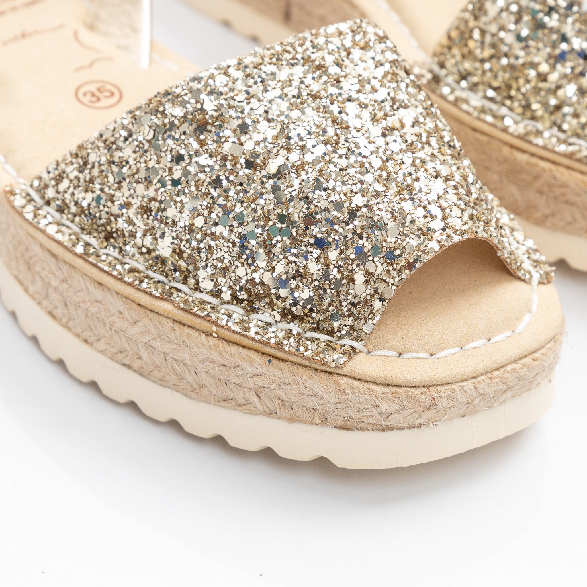 Plataforma Glitter Champagne
