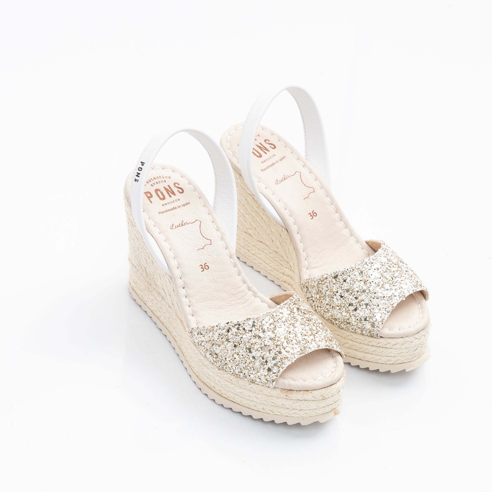 Santa Ana Glitter Bleached Gold