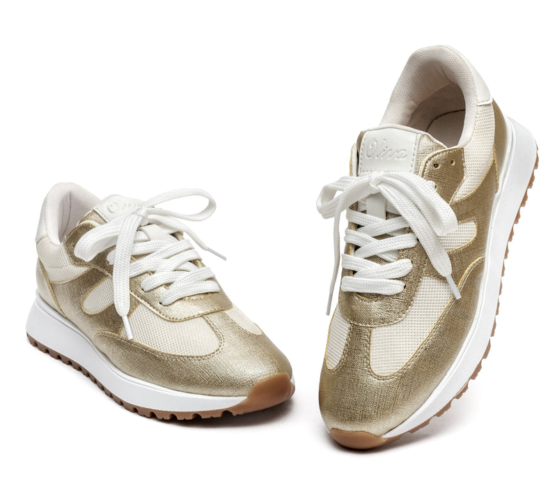 Tenis Deportivo Dorado