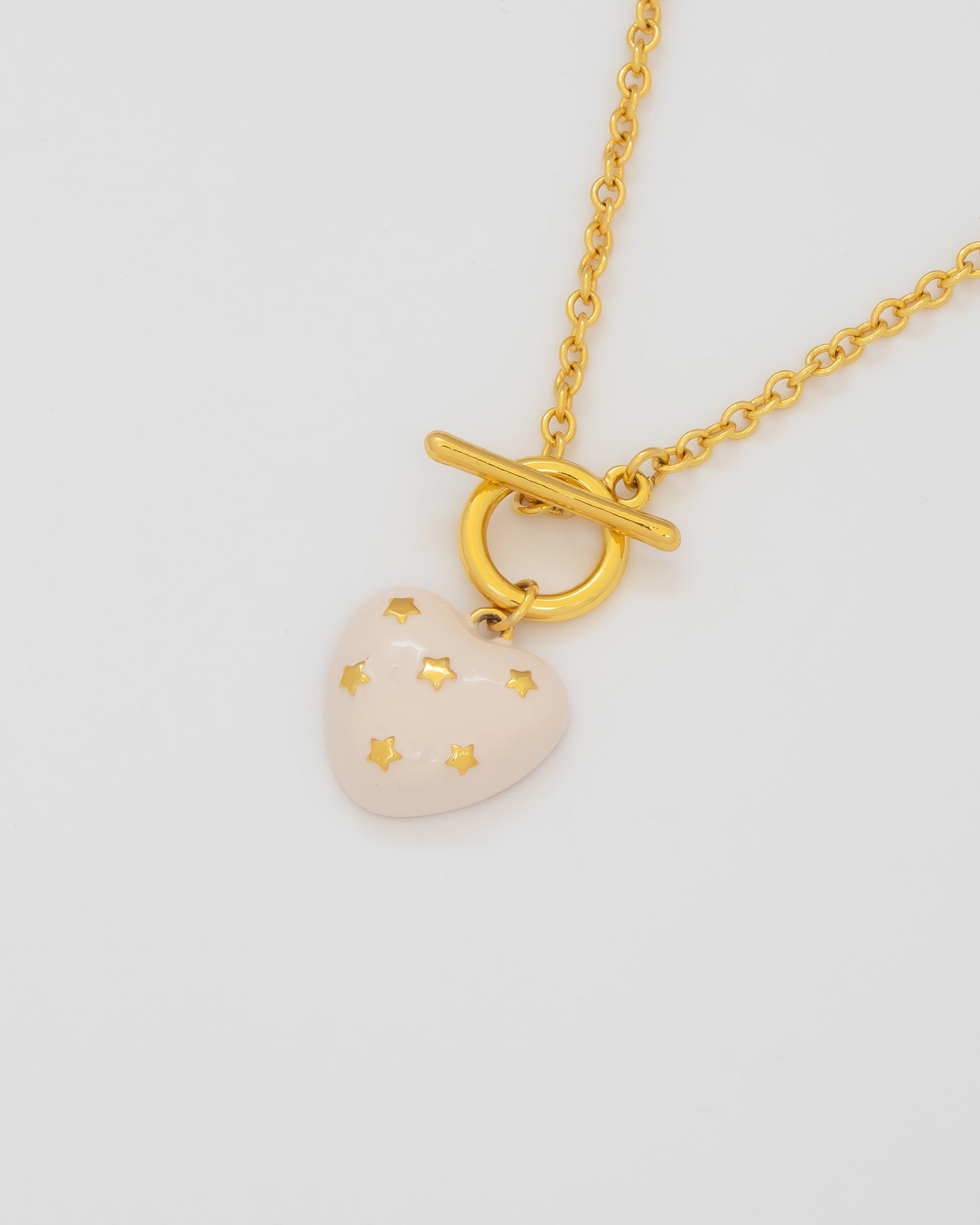 Collar Broche Corazón Estrella