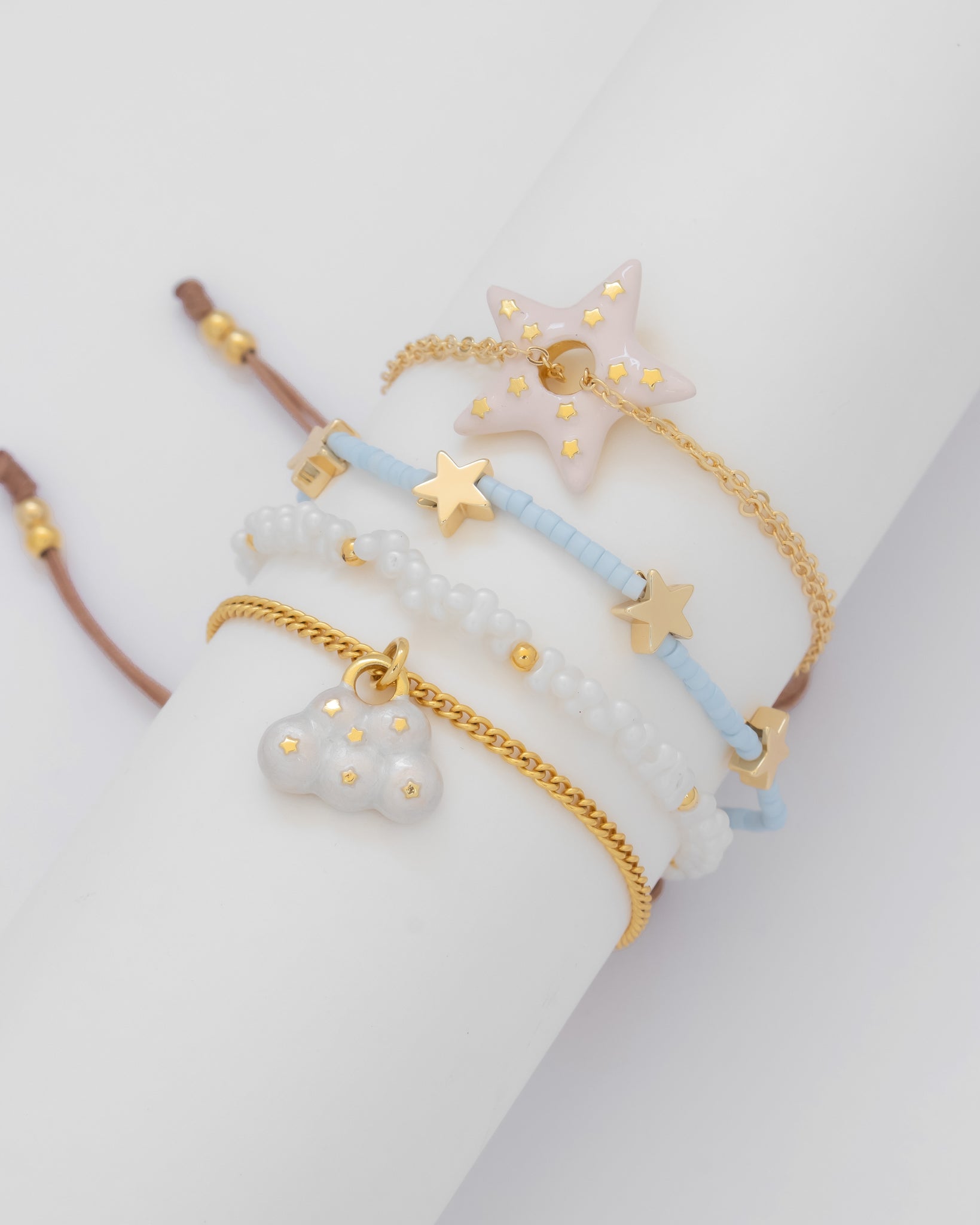 Set X4 Pulseras Estrella Nube