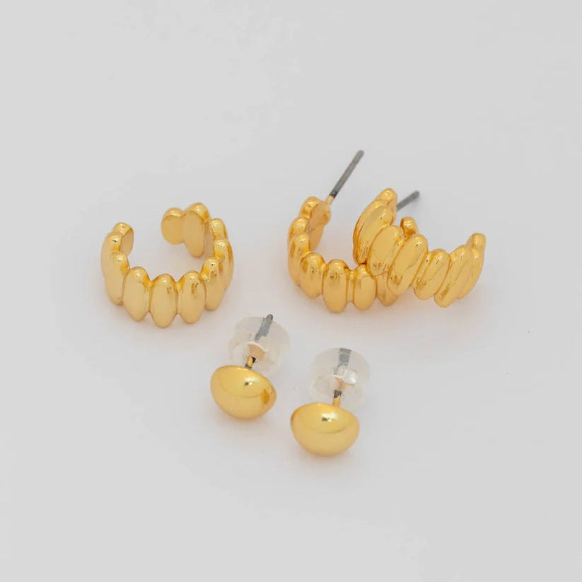 Set X3 Aretes Ovalos